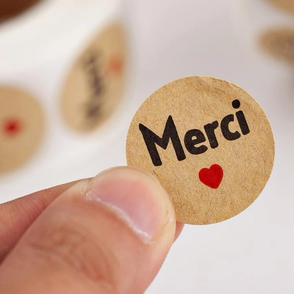 Merci Stickers 100 - Picture 3 of 3